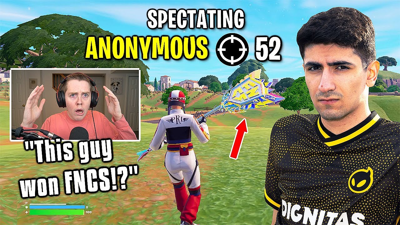 I Hired The FNCS *CHAMPION* To Go Undercover In Ranked... (ACORN!)