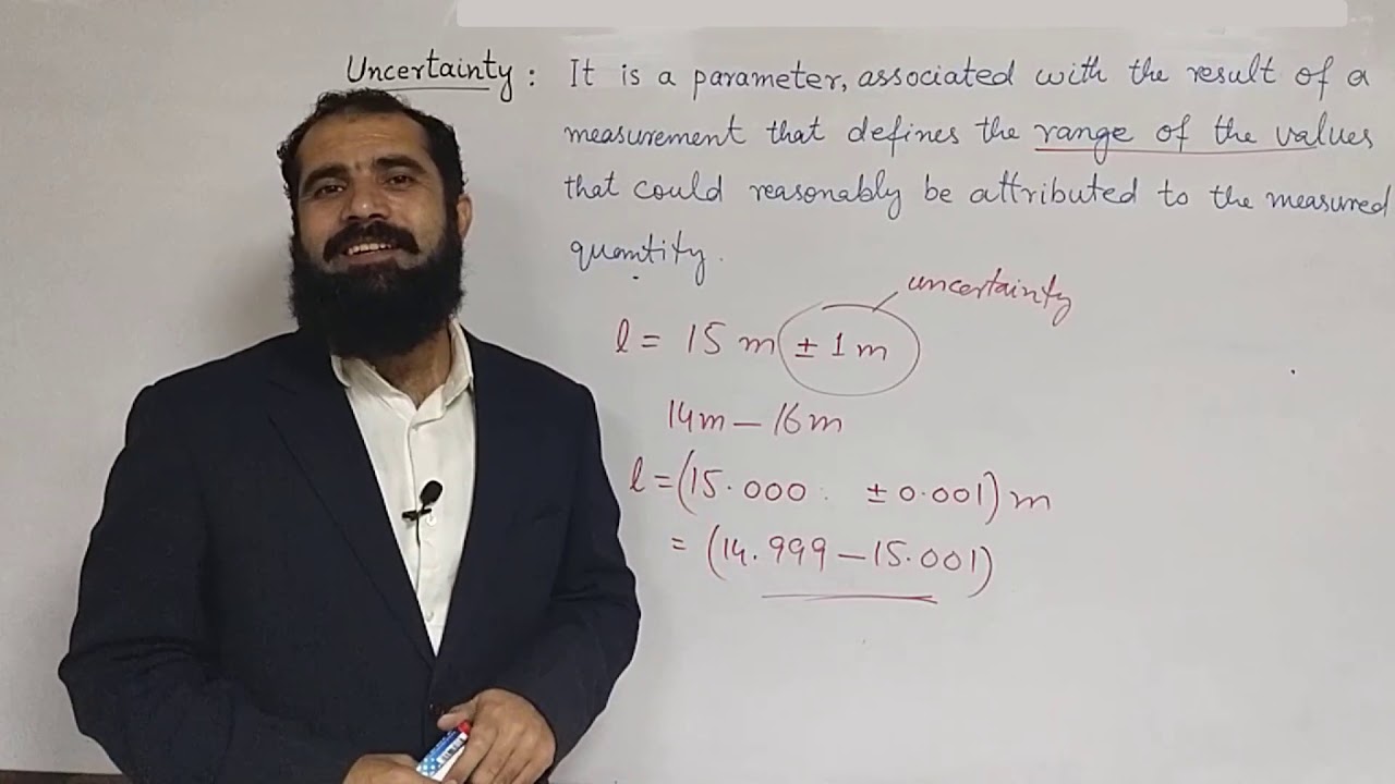Uncertainty and its types ( L6 Ch-01 Measurements)