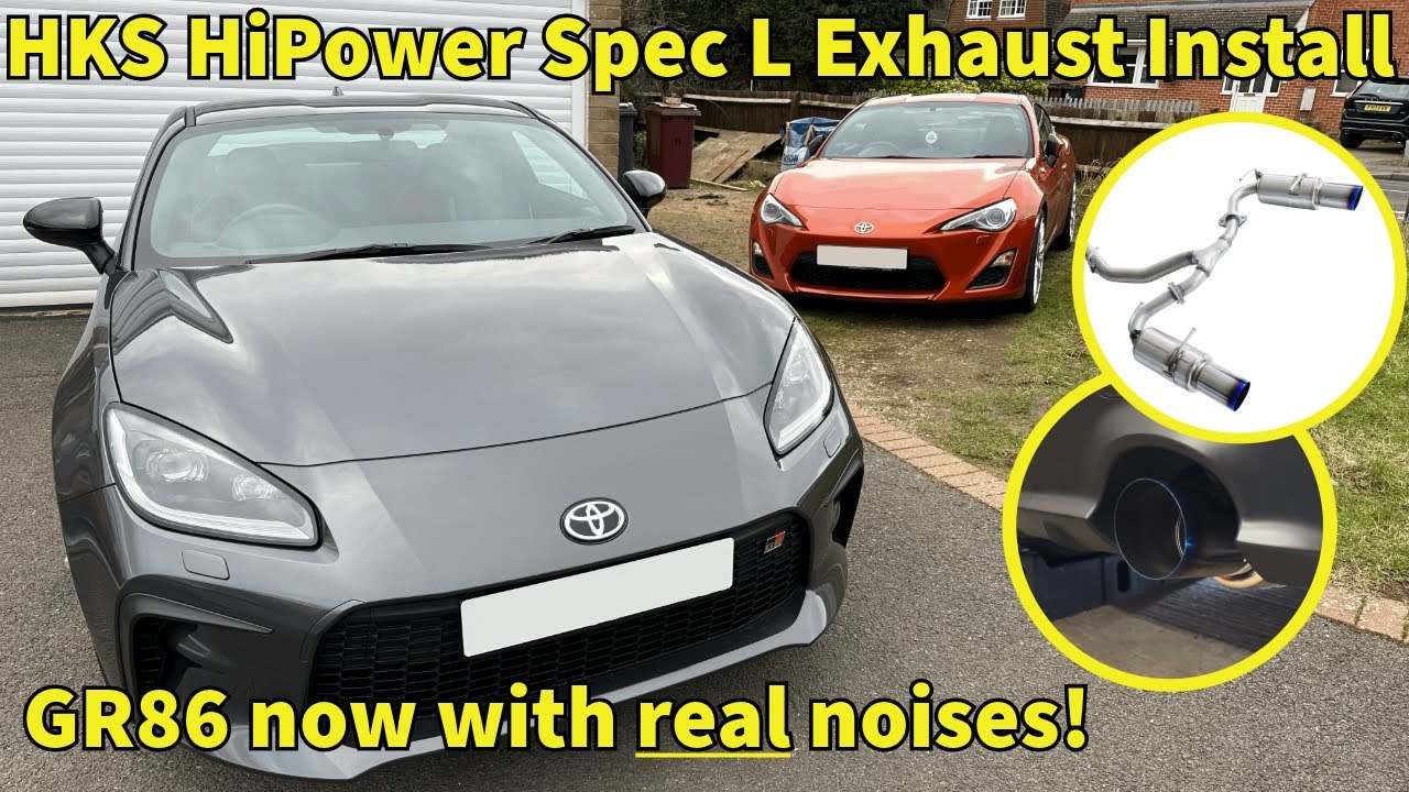 GR86 HKS HiPower Spec L Exhaust Install #toyota #gr86 #hks #hipower #rwd #carmodification #exhaust 