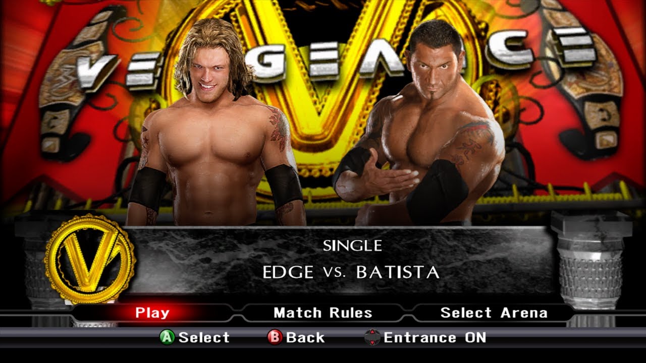 WWE SmackDown vs. RAW 2009 - Edge vs. Batista