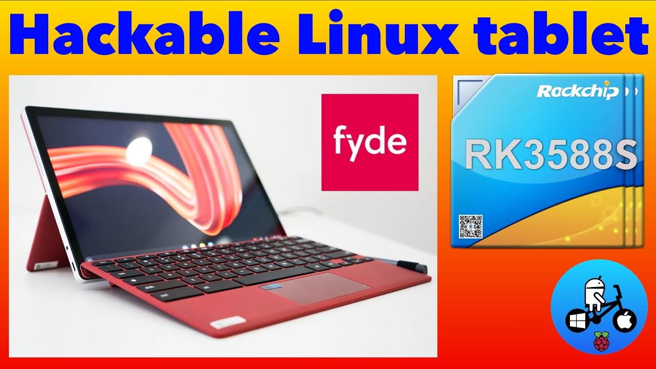 The Linux tablet you've been looking for? Fydetab Duo with Rockchip RK3588S.