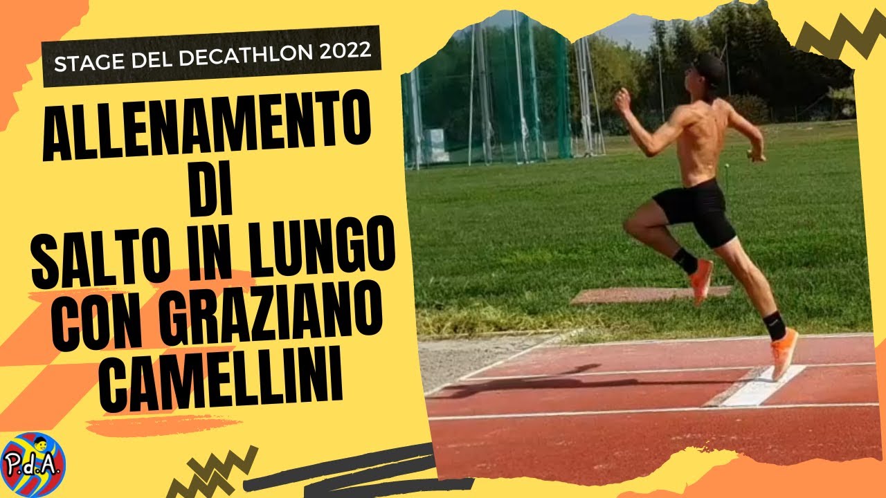 Salto in LUNGO, allenamento dello stage dei decatleti a Crema, con Graziano Camellini - #atletica