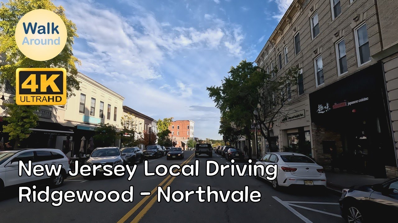 【4K60】 New Jersey Local Driving: Ridgewood - Northvale