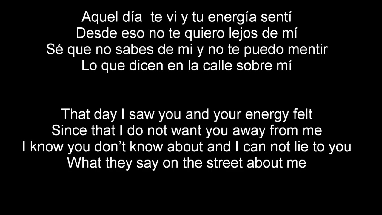 X (equis). Nicky Jam ft. J Balvin . English lyrics video.