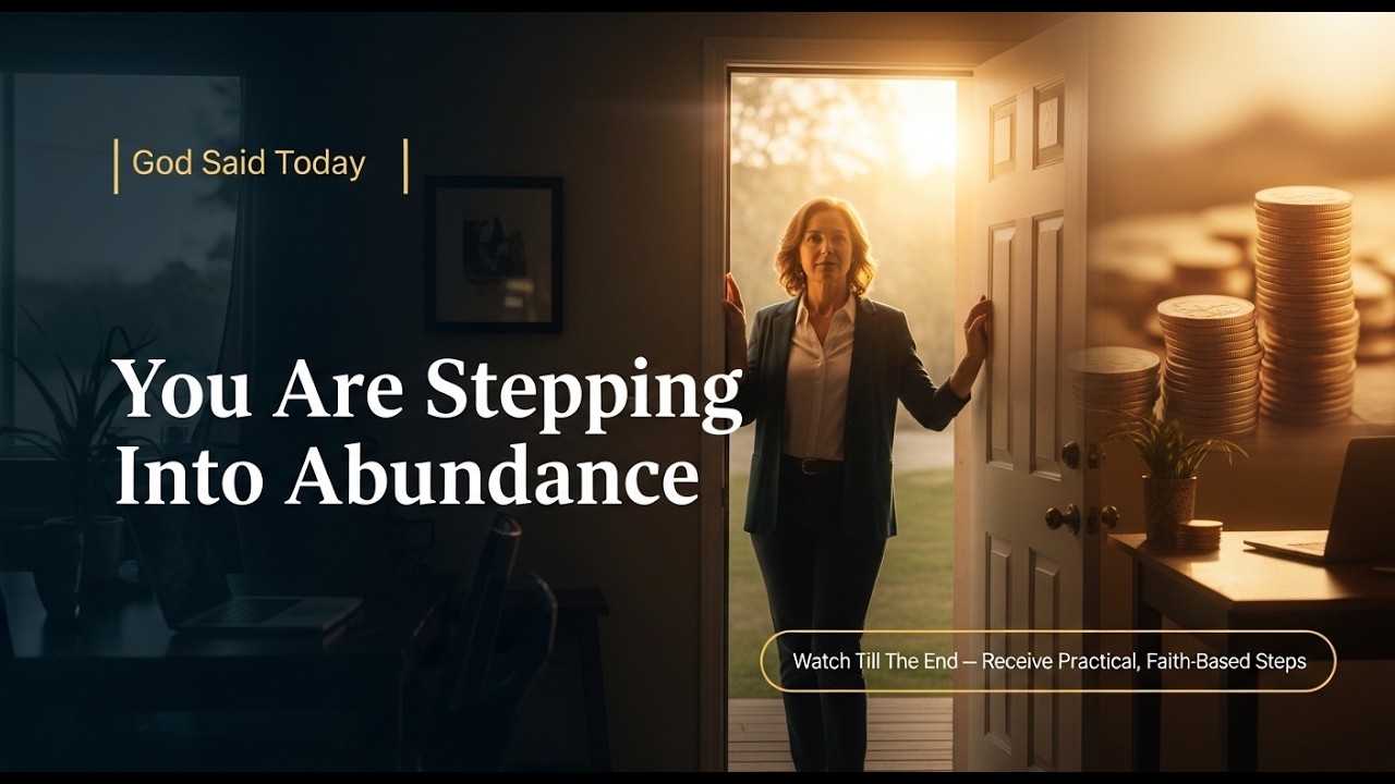 GOD SAID TODAY A SEASON OF LACK IS ENDING AND A NEW FINANCIAL PHASE IS BEGINNING