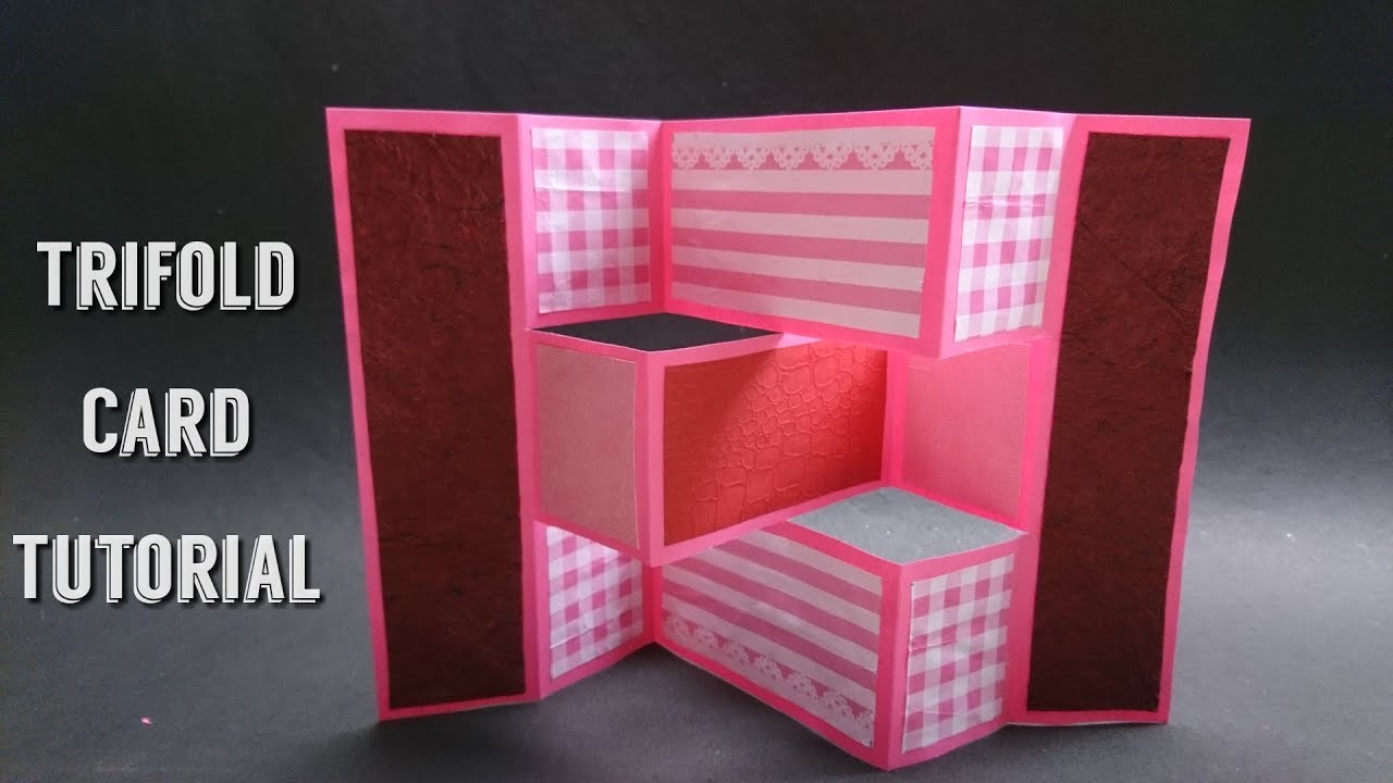 Handmade Greeting Card | Trifold Card | Tri Shutter Card | Trifold Shutter Card