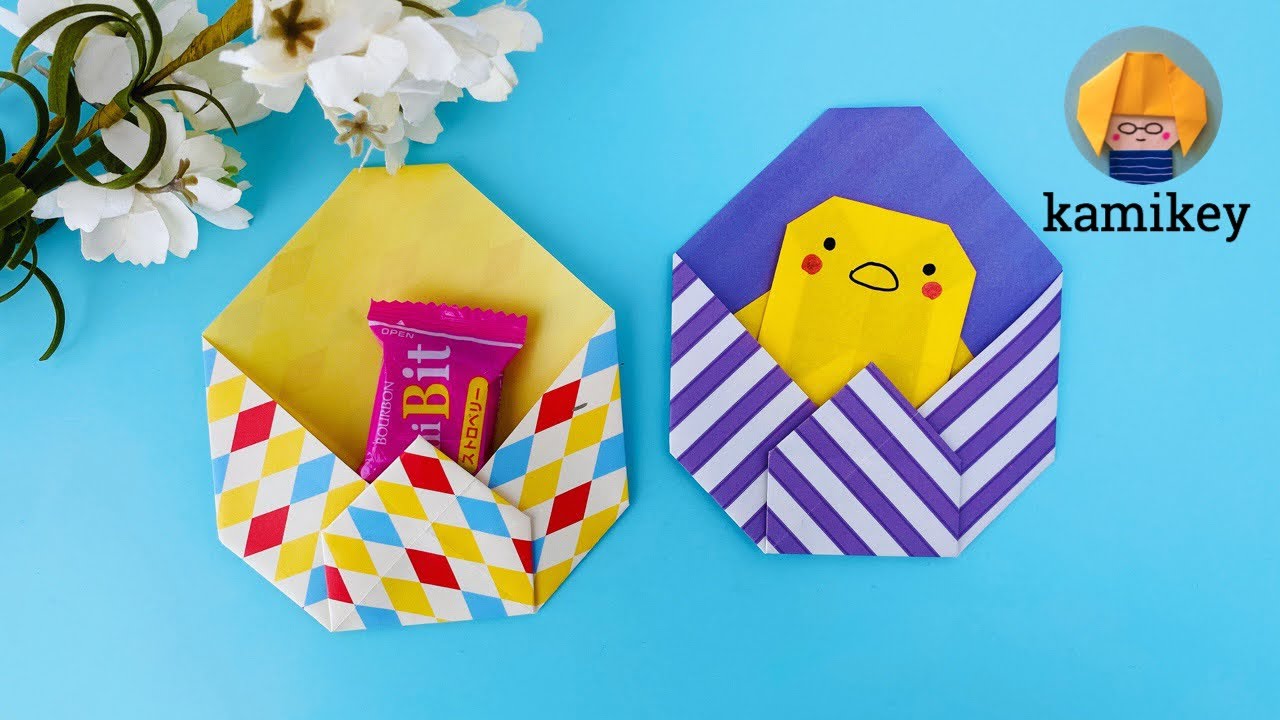 【折り紙】イースターエッグ Easter Egg Origami (カミキィ kamikey)