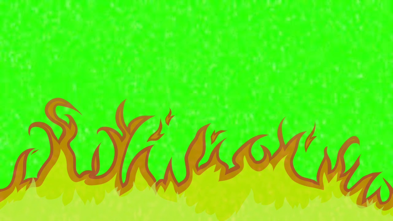 Fire Animation Effect Green Screen #sv Creative