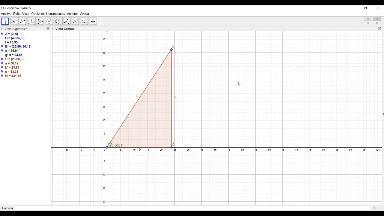 trigonometria utilizando geogebra