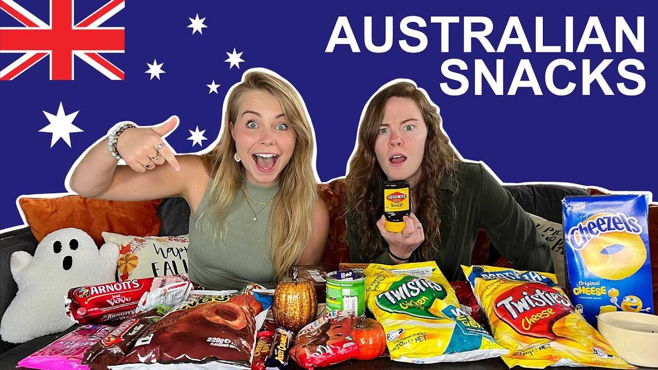 Taste Testing AUSTRALIAN Snacks & Sweets! - Hailee And Kendra