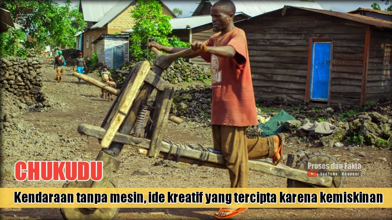 Chukudu,transportasi yang sederhana tapi bermakna bagi penduduk Kongo