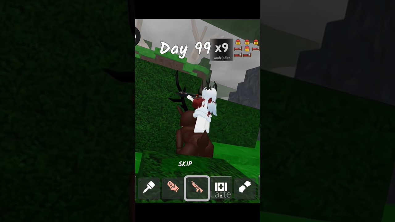 EASY 100 DAYS #99nightintheforest #roblox #robloxedit