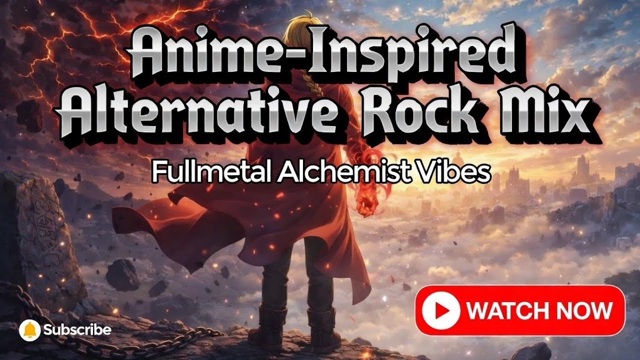 Anime-Inspired Alternative Rock Mix | Fullmetal Alchemist Vibes | Energetic J-Rock 2000s