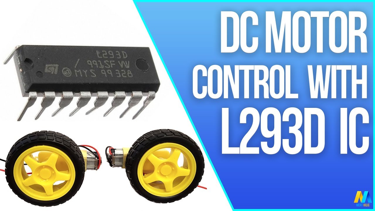 Arduino DC Motor Control with L293D Motor Driver IC