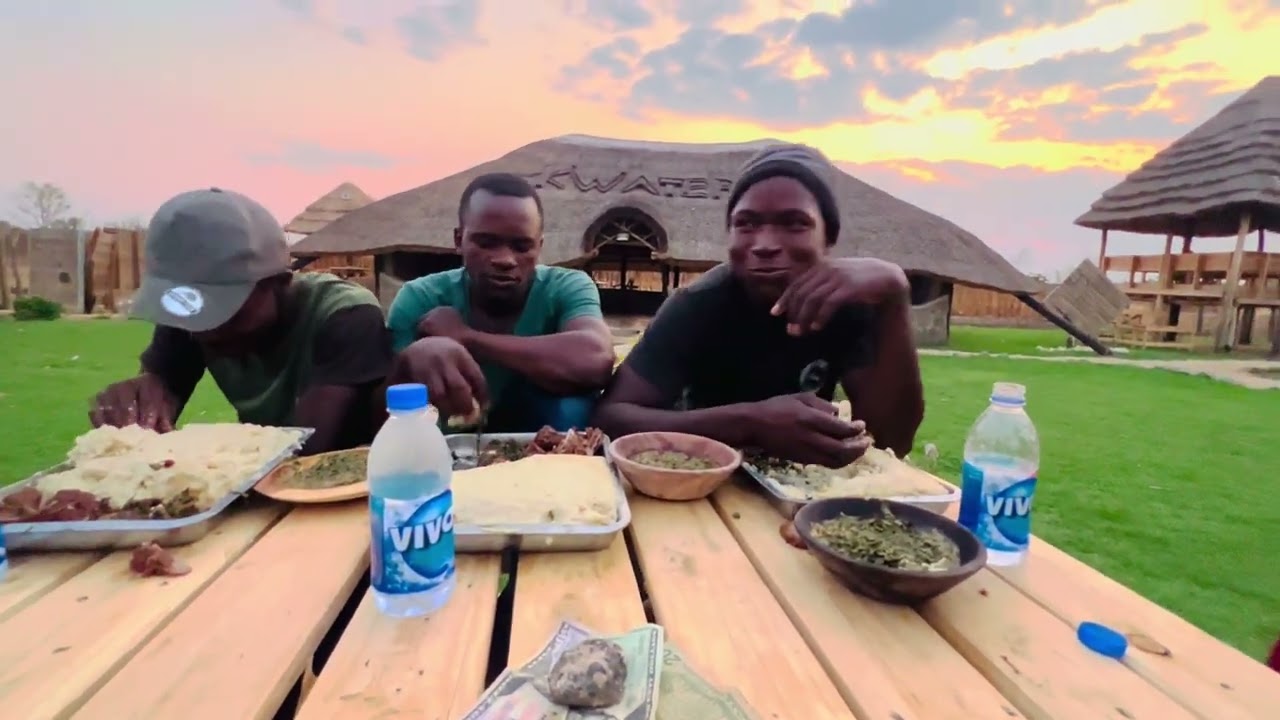 The Vilkage 6 eating competition. Winner takes USD $120. #KwaTerry