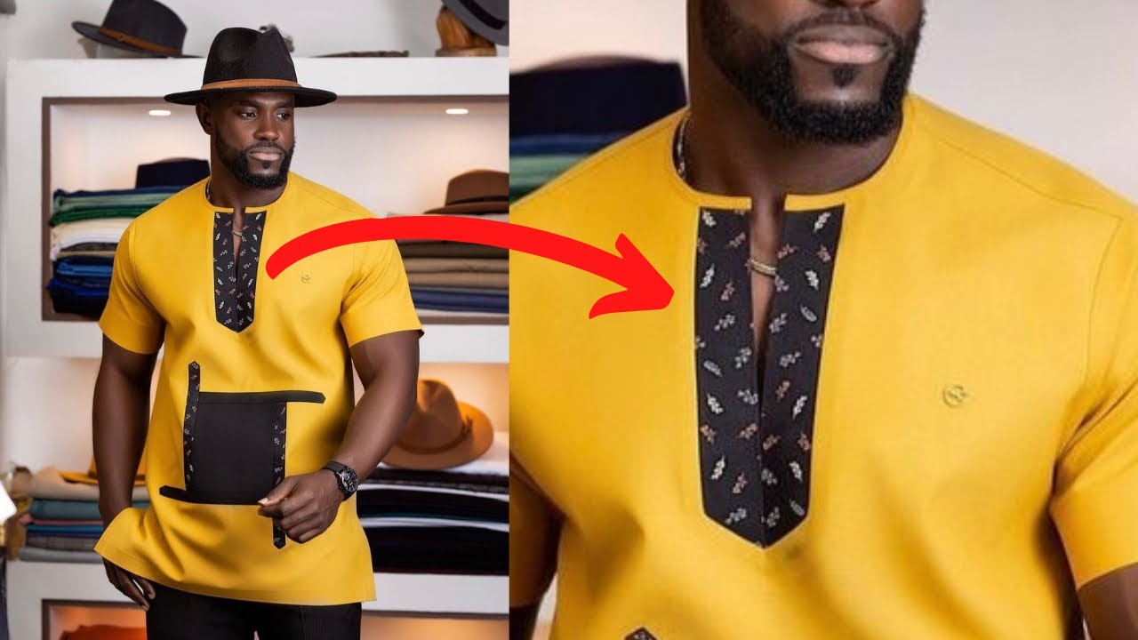 How to cuts and sew a senator slit placket ( open neck placket design )