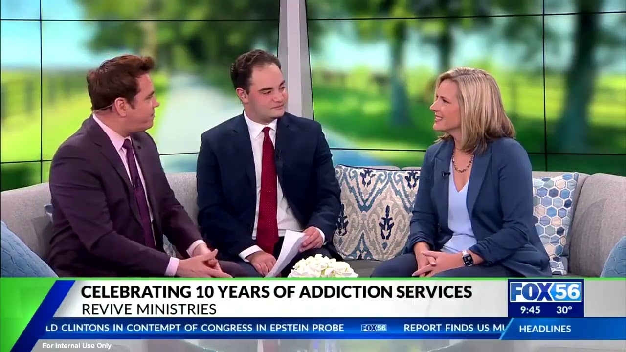 Revive Ministries Celebrating 10 Year Anniversary: Casey Johns on FOX 56 News with Paul and Tyler