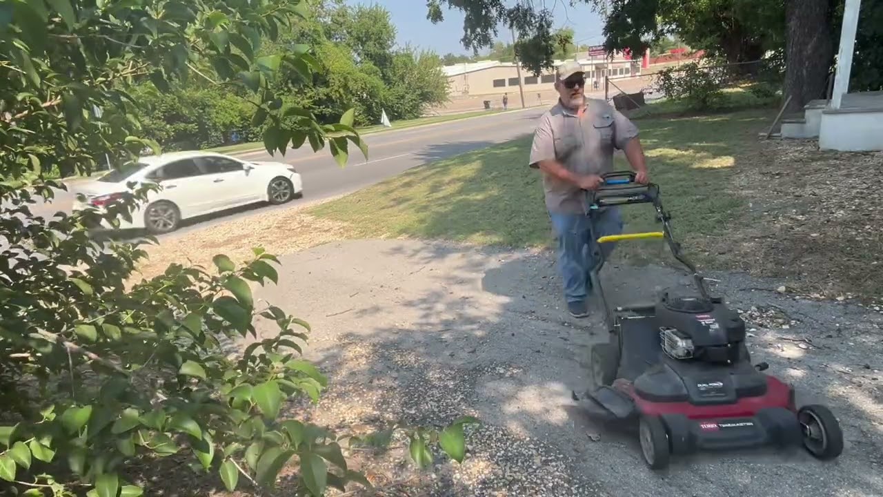 Monday mowing 