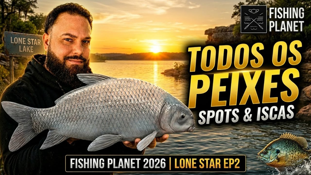 Fishing Planet | Lone Star – Capturando Todas as Espécies (EP2)
