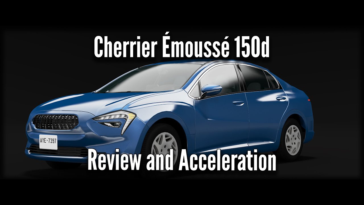 Cherrier Émoussé 150d | Quick Car Review and Acceleration | BeamNG