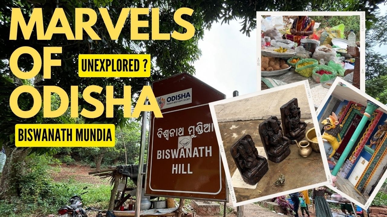 Hidden Hill Place || Biswanath Mundia Temple || Biswanath Hill || Delang || ODISHA TOUR VLOGS