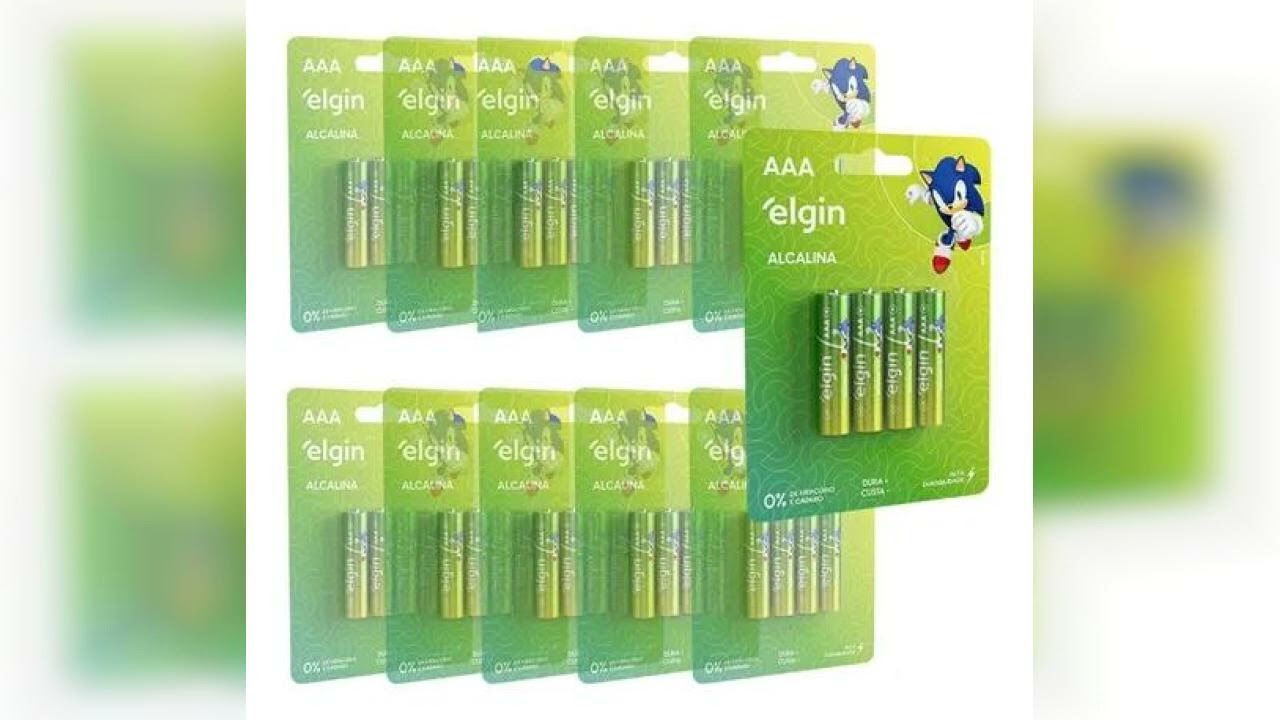 Review: Caixa De Pilha Alcalina Elgin Energy Aaa 10 Cartelas C/ 4 Un
