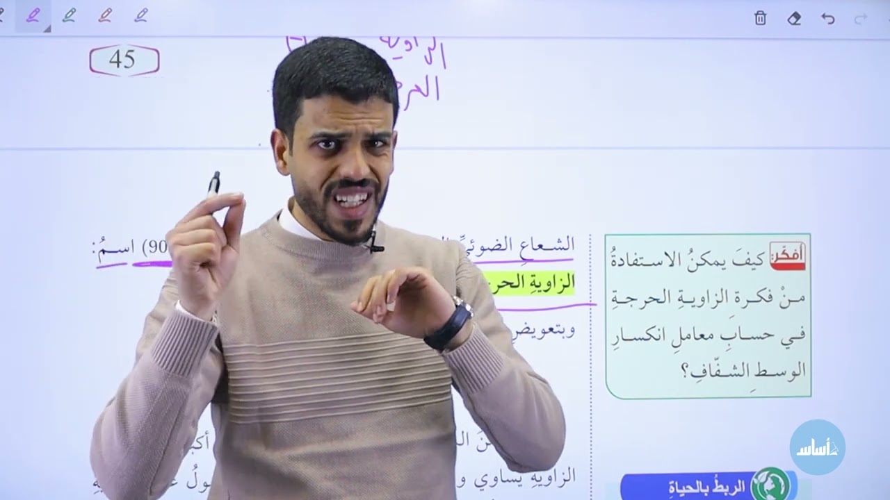 تاسع 9️⃣ -الدرس الثاني: تطبيقات وظواهر بصرية (الشرح جزء1 ) || الفيزياء مجاناً مع أ. قيس اليماني