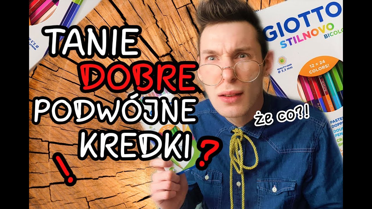 Kredki Giotto BICOLOR  / TANIE Podwójne Cacko?!