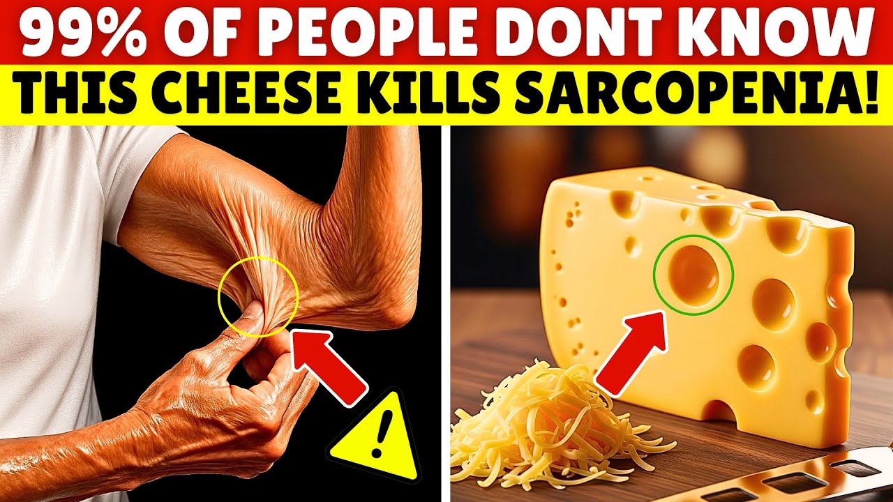 Over 60? Eat These 3 CHEESES to Rebuild Muscle and FIGHT Sarcopenia | Senior Health Tips