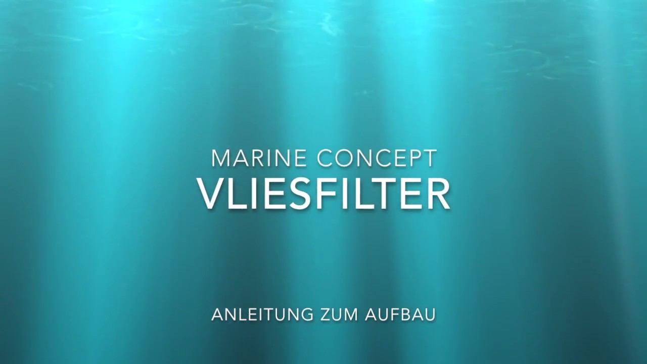 Vliesfilter Aufbau - Marine Clean Vliesfilter-Serie MC 1500-8000