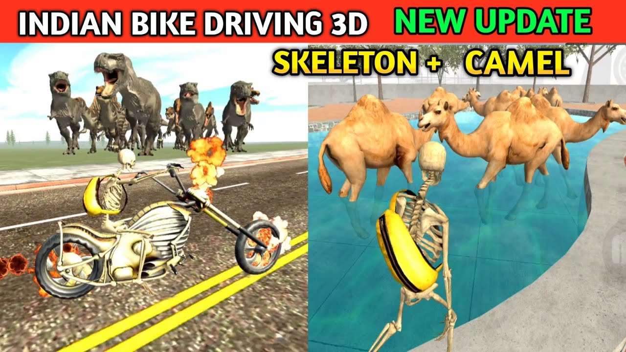 New Player + Camel Update All New Cheat Code | Funny Gameplay Indian Bikes Driving 3d 🤣🤣