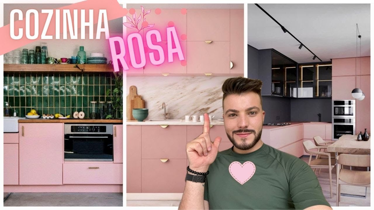 22 COZINHAS ROSAS Para você se INSPIRAR - Eduardo Wizard
