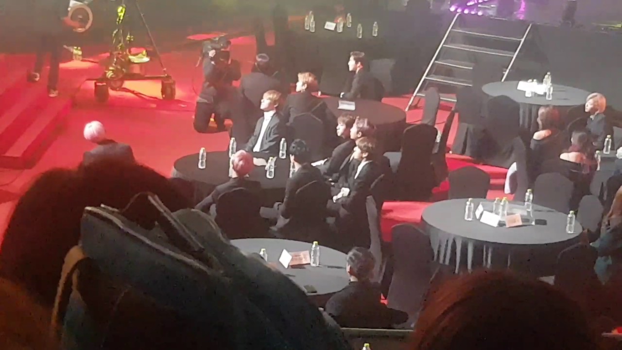 170222 gaon award - BTS reaction -mamamu / 방탄소년단 리액션 마마무