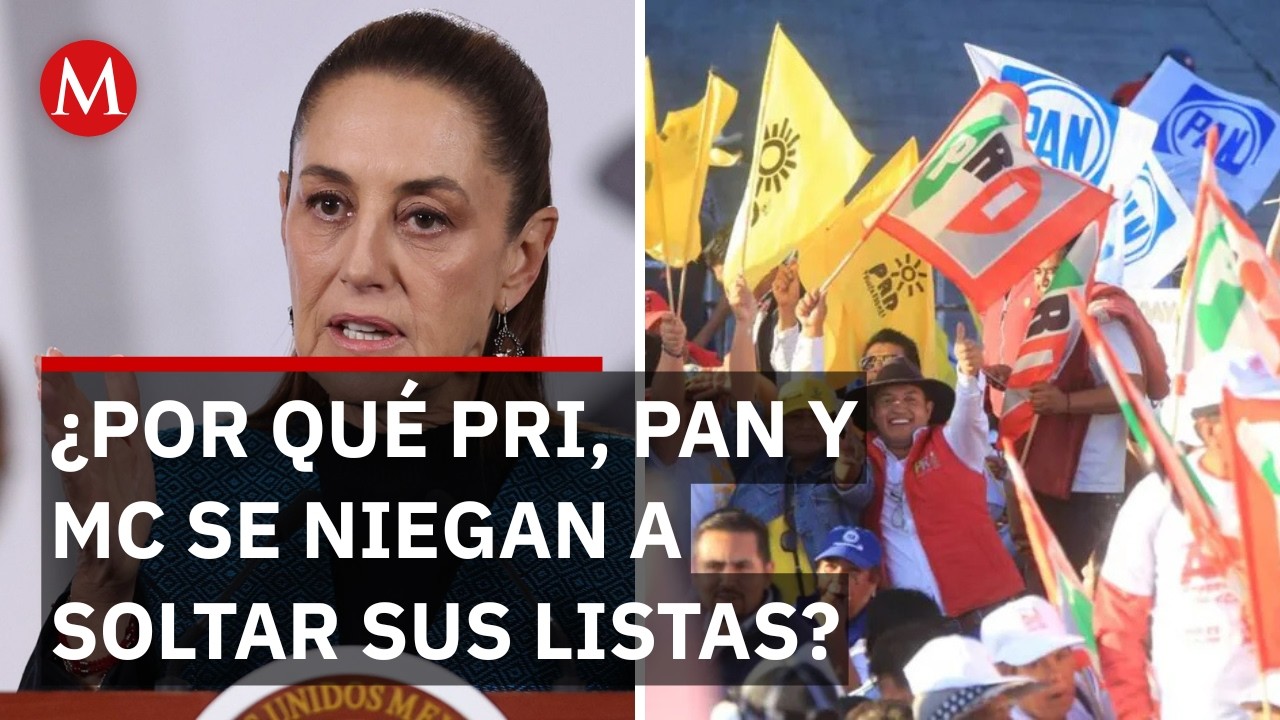 ¿Adiós a las pluris? Oposición se rebela contra Sheinbaum por listas de partidos