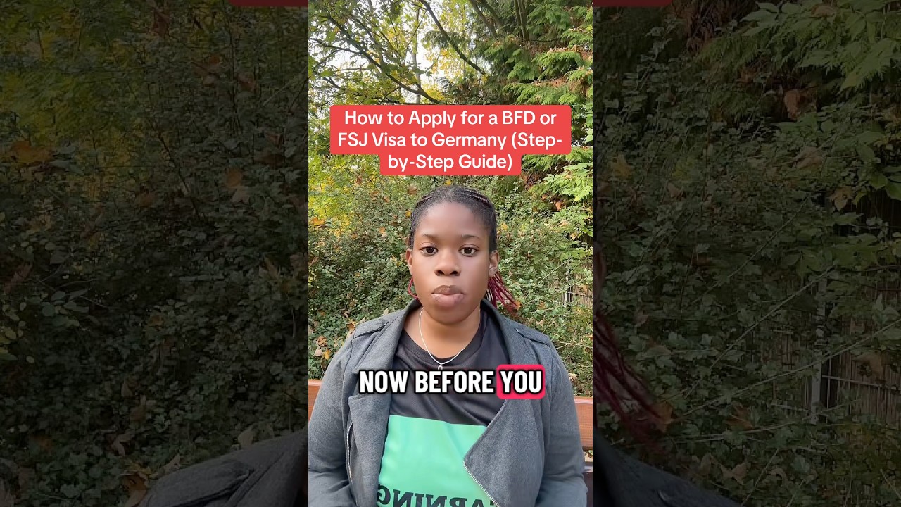 How to Apply for a BFD or FSJ Visa to Germany(Step-by-Step Guide) #officialgiftedgrace #germany #bfd