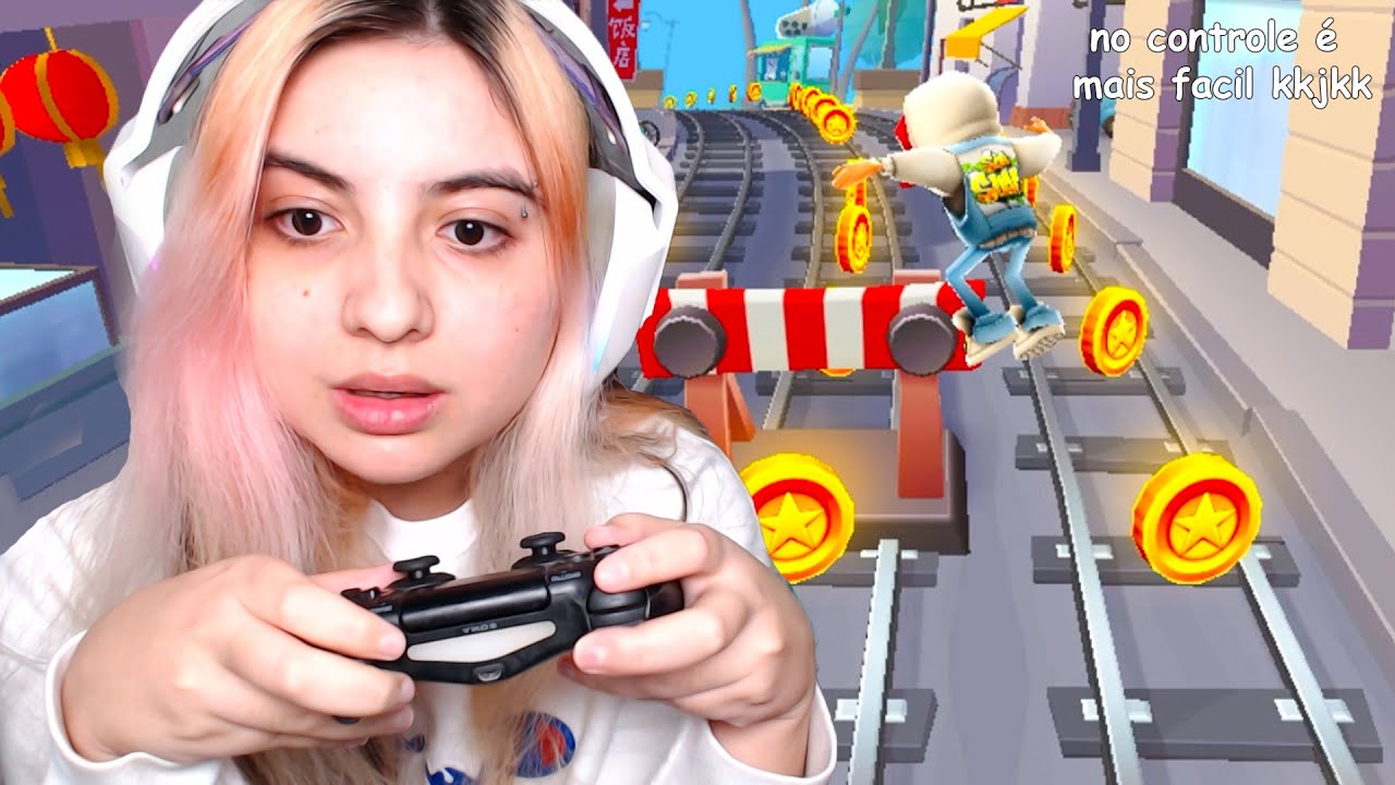 joguei no coin no controle e fiz essa burla linda no subway surfers 😳 n sei como