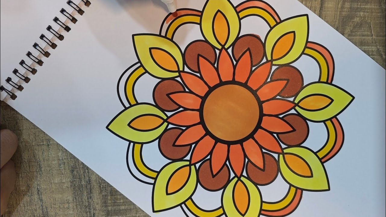 Relaxing Mandala Coloring Session 🎨 | S1 |@ColorWithMeOfficial24 | #adultcoloring #mandala 