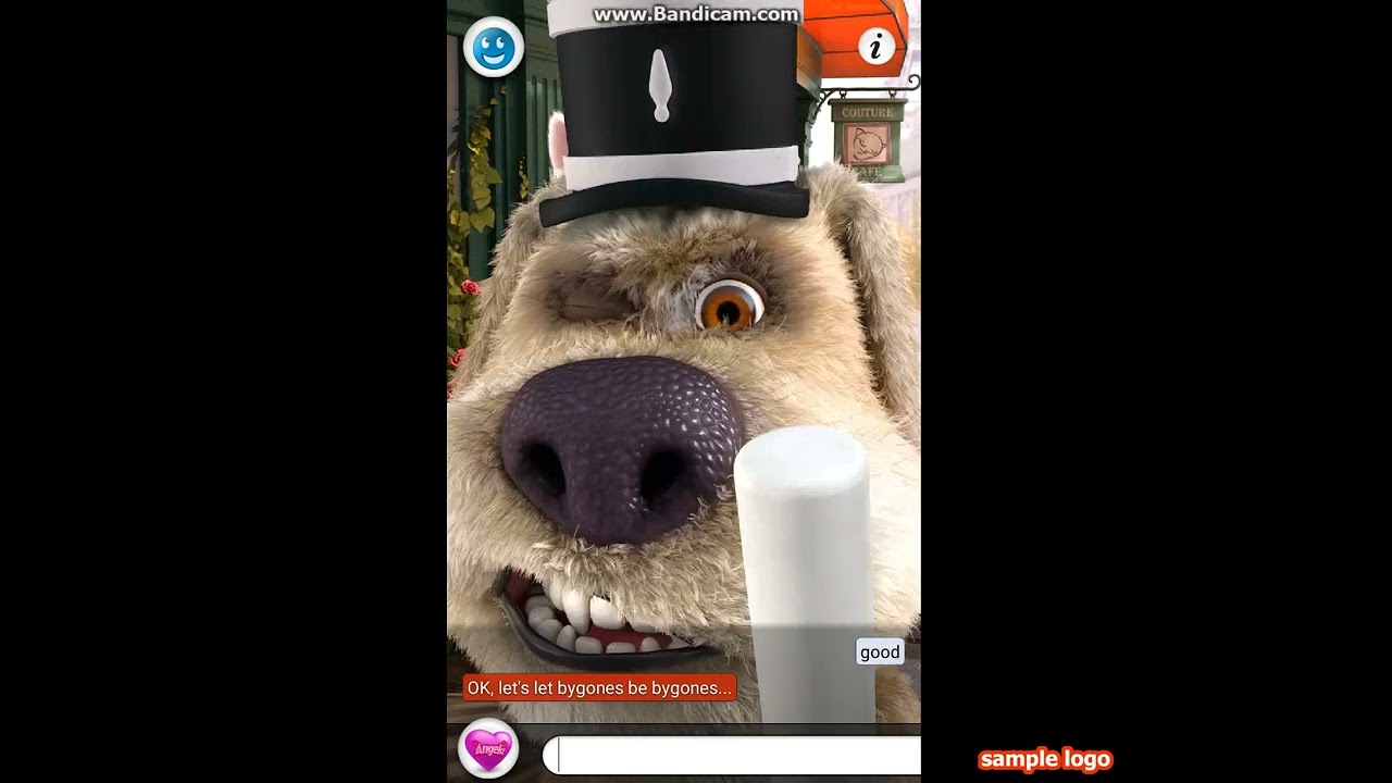 chatting with talking angela.