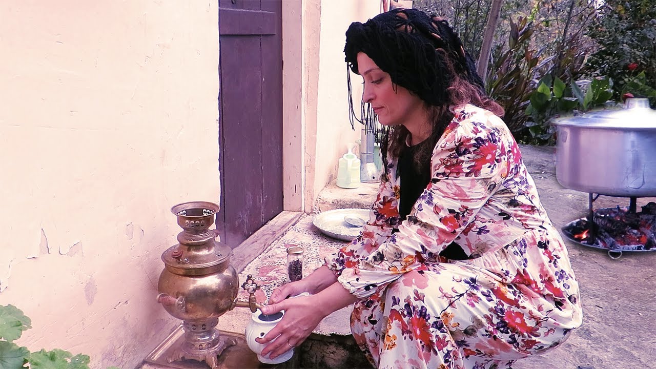 Under the Nature's Calm drizzle Enjoy the Charcoal Samovar Chai Making Pure Cooking Oil روغن حیوانی