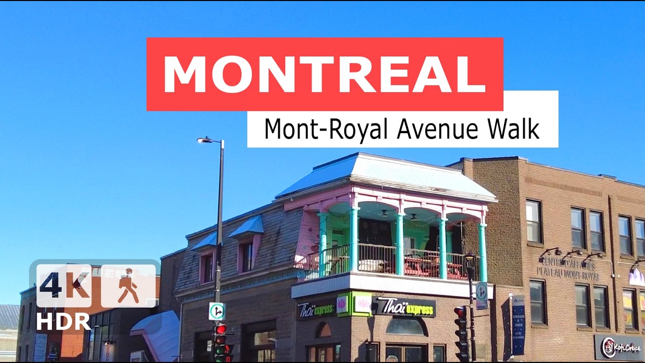 [ 4K ] Mont-Royal Avenue ❄️ Winter 2025 Walking Tour | Montreal, Quebec, Canada 🇨🇦