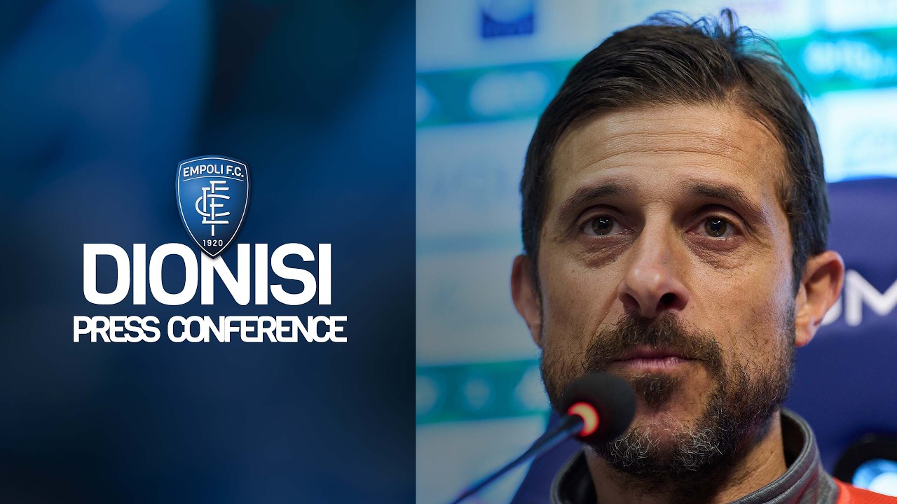 Le parole di mister Alessio Dionisi alla vigilia di Bari-Empoli