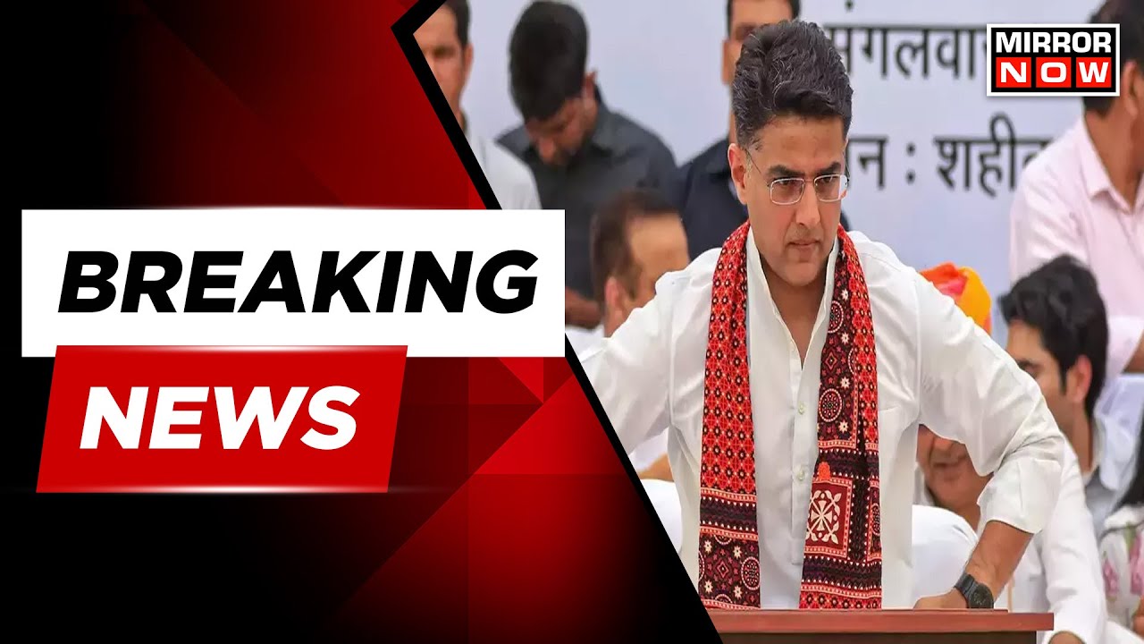 Breaking News | Sachin Pilot Opens Up On His 1-Day Hunger Strike | War Against Ashok Gehlot