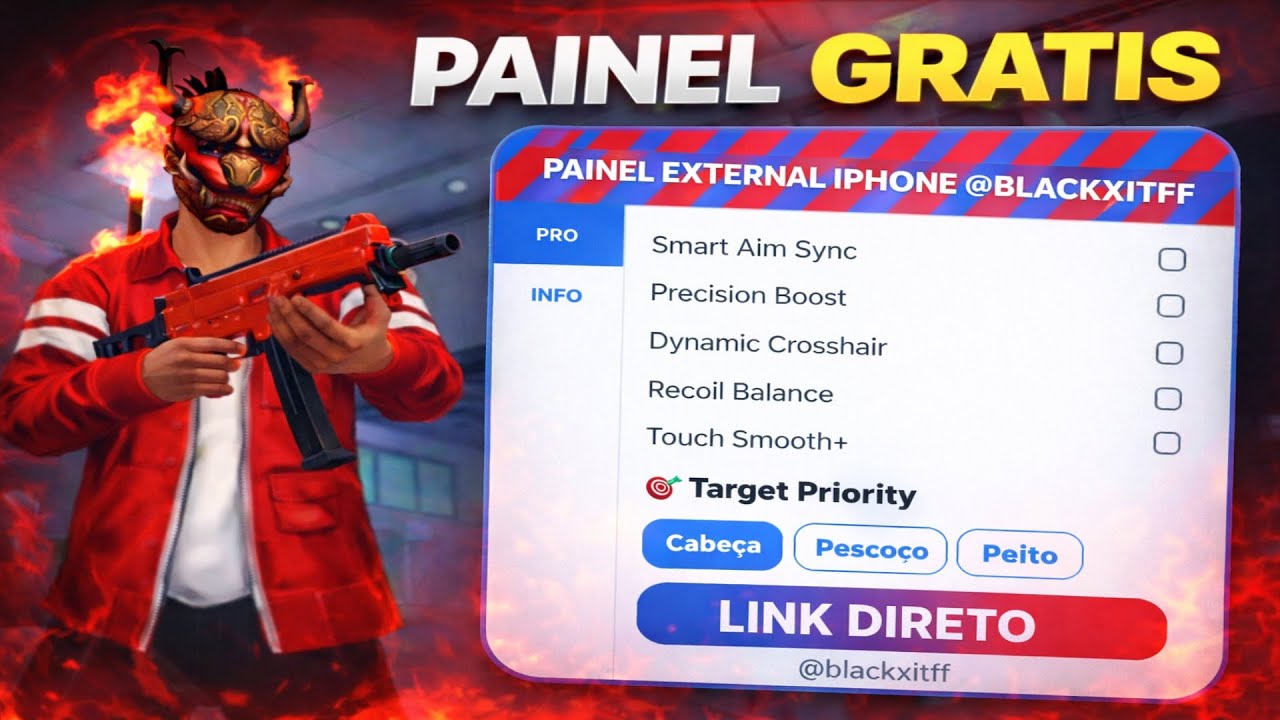 XIT FF 2026 ATUALIZADO 🚨 FFH4X ANDROID & IPHONE VIP + PAINEL GRÁTIS | BAIXE GRÁTIS 📂 LINK DIRETO