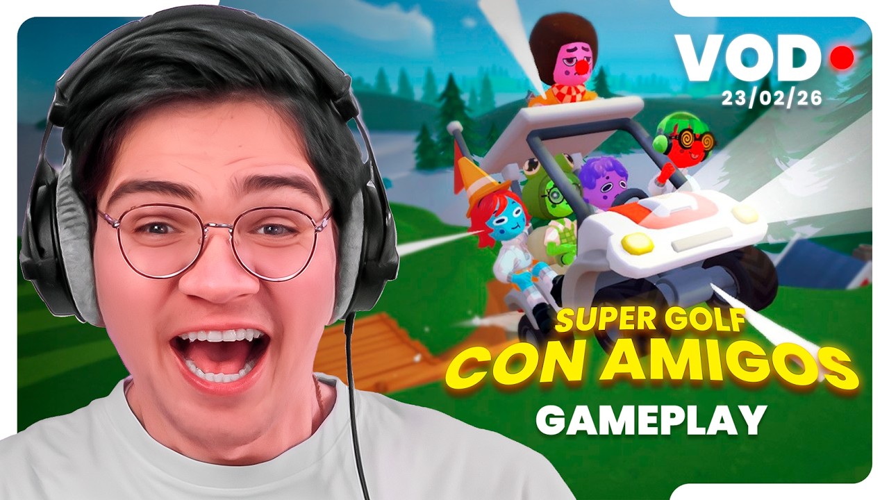 EL MCTRIO JUEGA A SUPER GOLF Y KLEKTA CON AMIGOS 🤣 (DIRECTO COMPLETO)