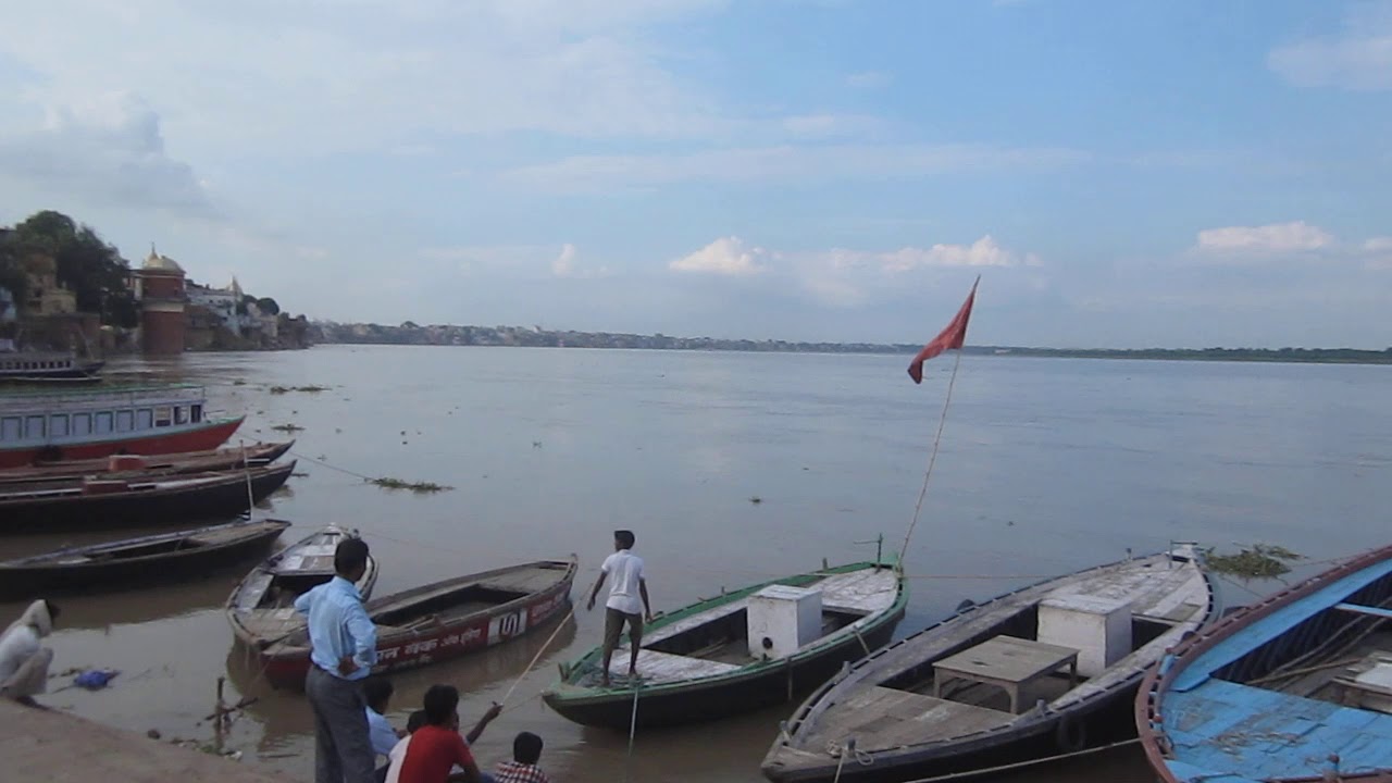 The holy Ganga river in varanasi