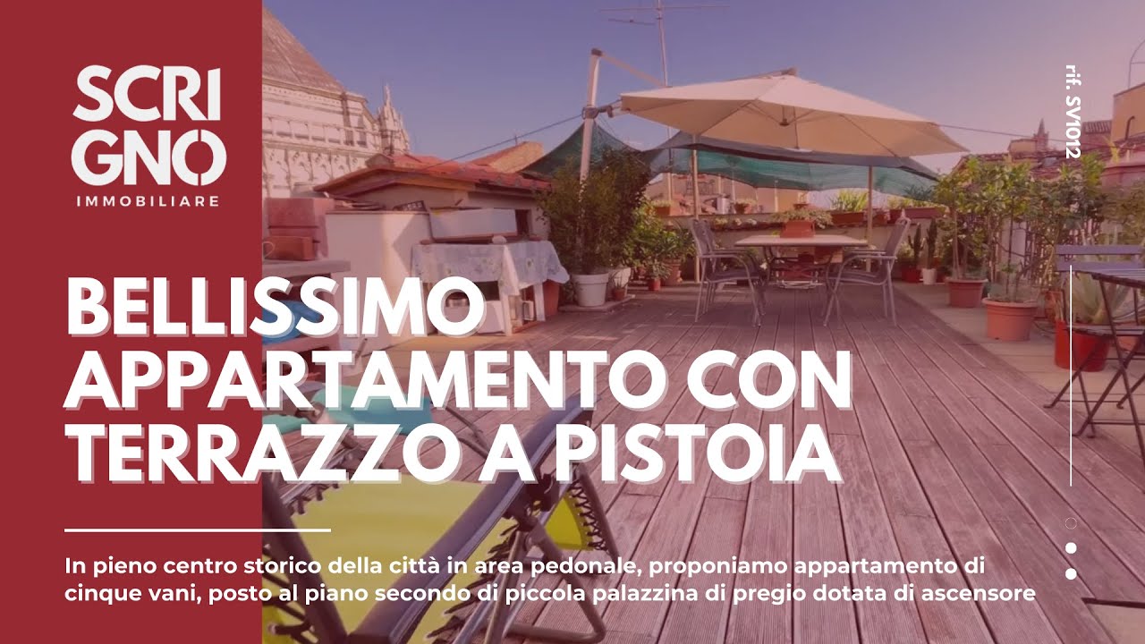 Incantevole Appartamento nel Centro Storico di Pistoia con Terrazza Panoramica con vista Battistero
