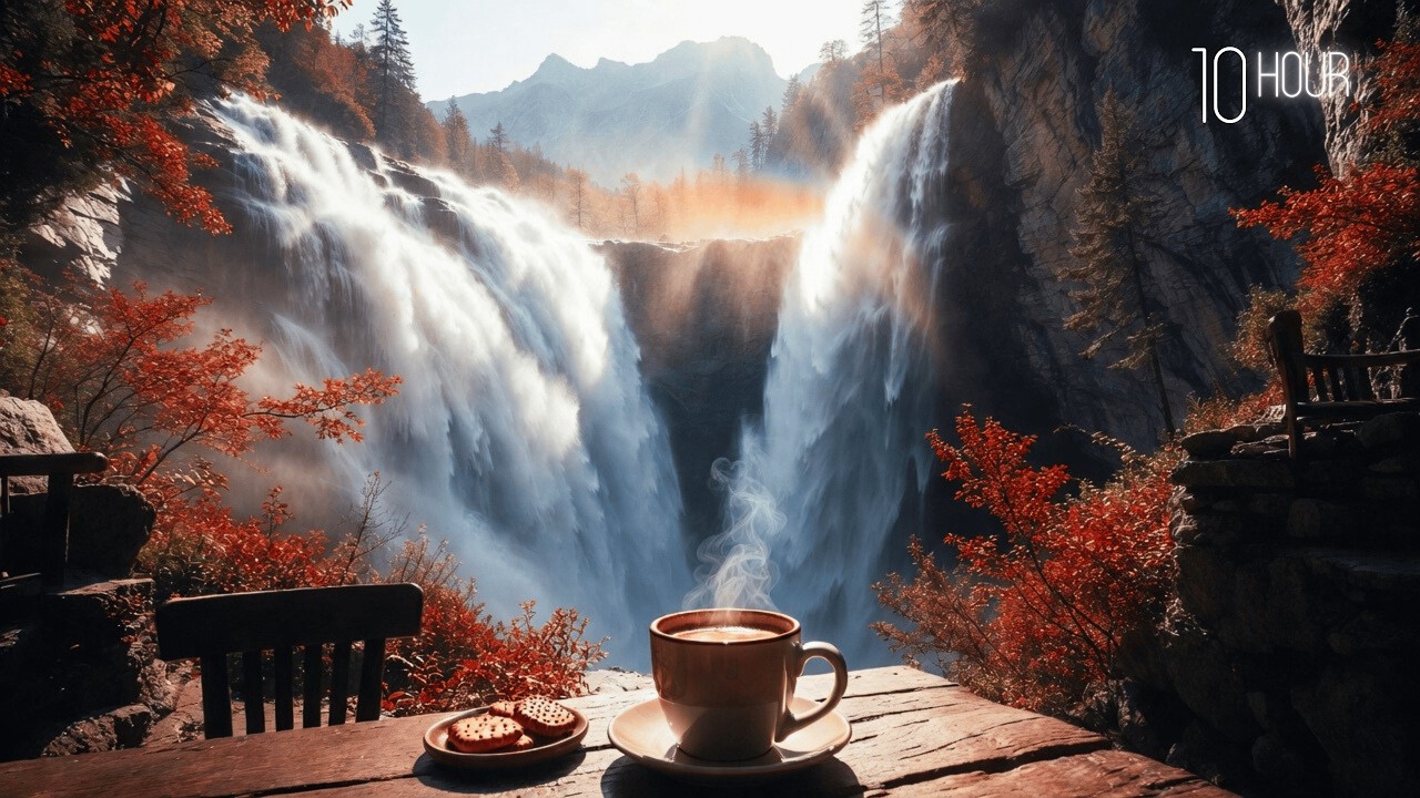 Alpendorf Jazz ☕ Kaffeehaus Ambience | Smooth Autumn Instrumental Music to Boost Productivity