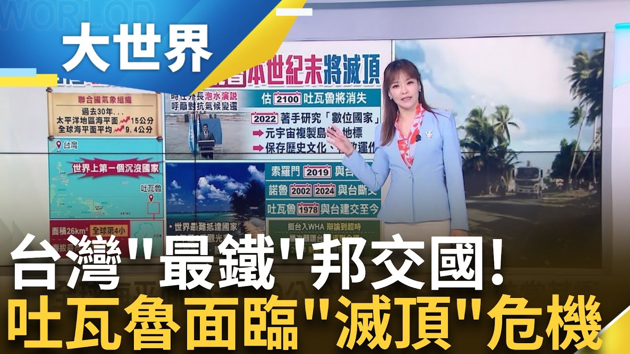 台灣最鐵邦交國! 吐瓦魯