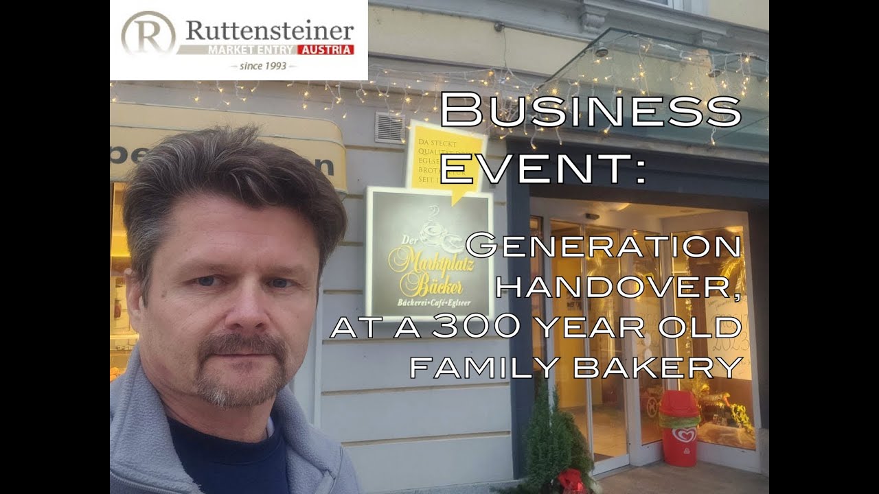 A 300-year-old traditional bakery from Austria. Handover from the 10th to the 11th generation