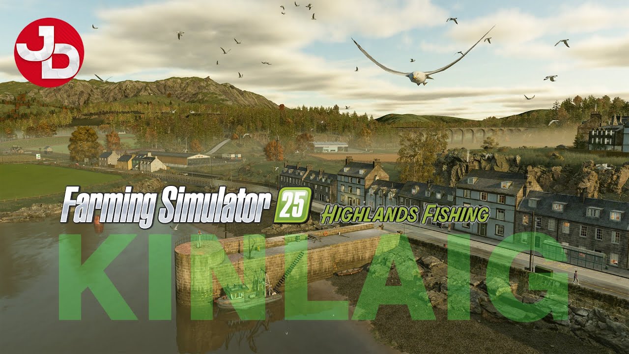 FULL TOUR! KINLAIG Map | Farming Simulator 25: Highlands Fishing Expansion